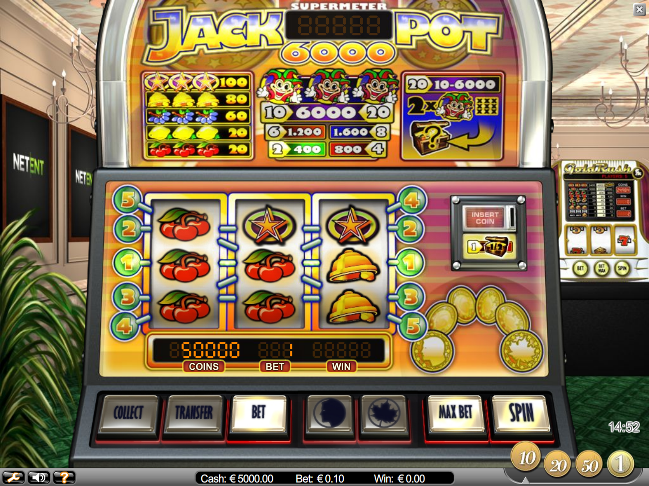 Jackpot 6000  (Джекпот 6000) из раздела Игровые автоматы